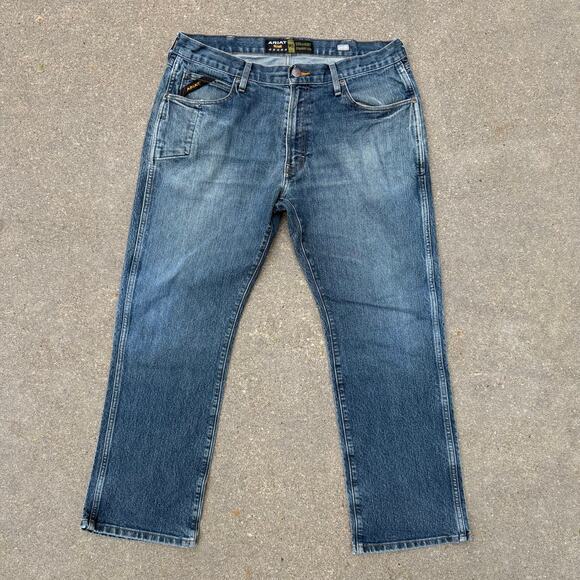 Ariat 36x30 Rebar M5 DuraStretch Slim Fit Straight Leg Jeans 10016223 - Picture 2 of 8